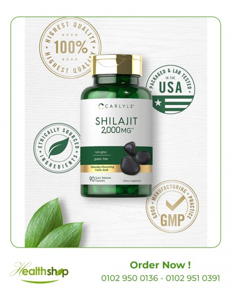 Shilajit 2000mg | 90 Capsules | Others | Minerals  |