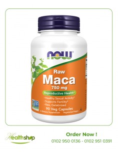 Maca 750 mg Raw - 90 Veg Capsules | Puritan's Pride | Sexual Welness  |
