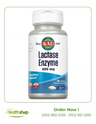 KAL Lactase Enzyme 250 mg - 60 Softgels | Others | Digestive system  |