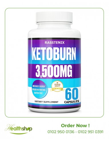 Keto Burn 3500 MG For Man & Woman - 60 Capsules ( Expiry Date 6/2023) | Others | Weight Loss  |