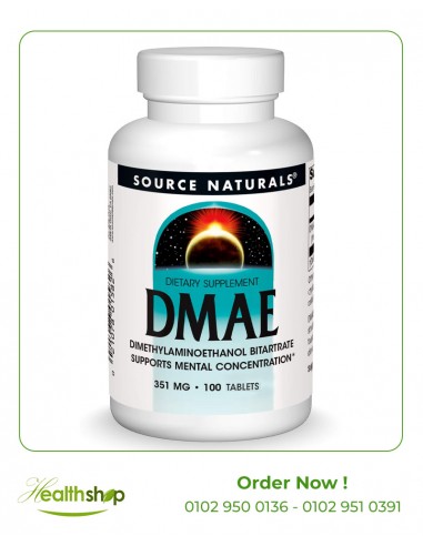 Source Naturals DMAE 351 Mg- 100 Tablets | Others | Brain and concentration  |