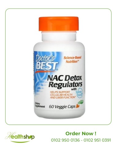 Doctors Best NAC Detox Regulators - 60 veg caps | Others | Liver Support  |