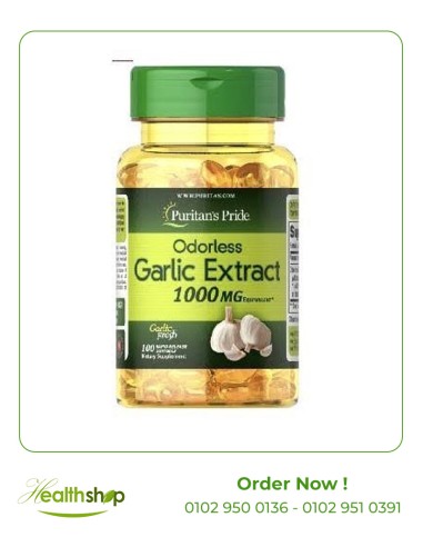 Garlic Extract 1000 mg /100 TAB | Puritan's Pride | Benefits  |