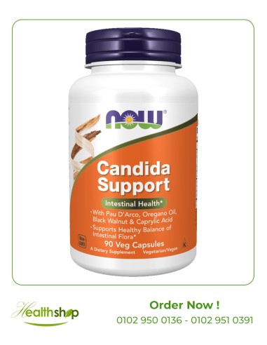 Candida Support - 90 Veg Capsules | now foods | Digestive system  |