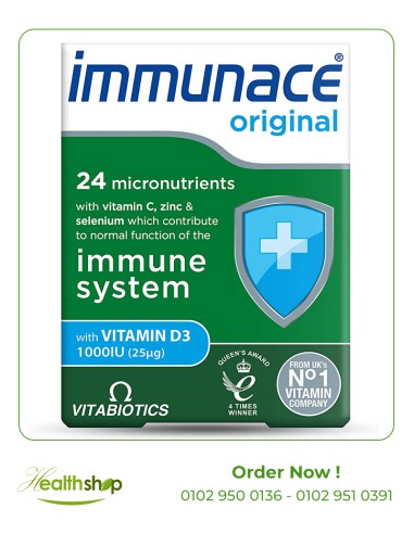 Immunace Original - 30 Tablets | Vitabiotics | Immunity & Antioxidants  |