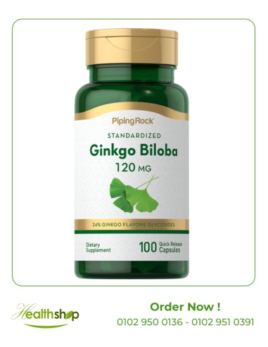 Ginkgo Biloba 120 mg - 100 Quick Release Capsules | Others | Brain and concentration  |