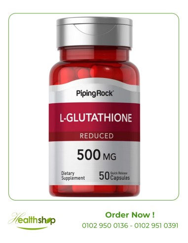 L-Glutathione 500 mg - 50 Quick Release Capsules | Others | Benefits  |