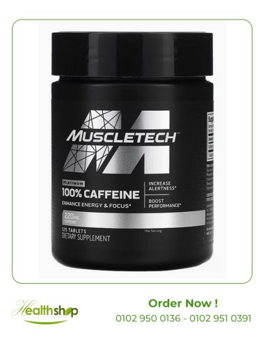 Muscletech Platinum Caffeine Dietary Supplement 220 mg - Unflavored - 125 Tablets |  | Home  |