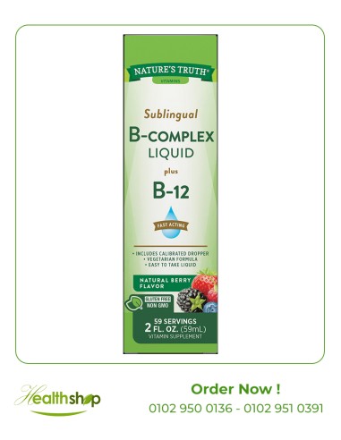 B-Complex Liquid Plus B-12 - 59 ml |  | Vitamin B Family  |