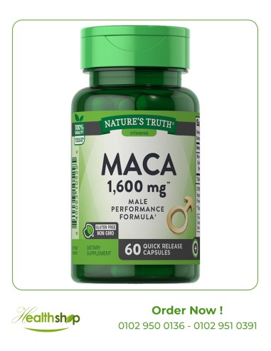 Maca 1,600 mg - 60 Quick Release Capsules | Nature's Truth | Men  |