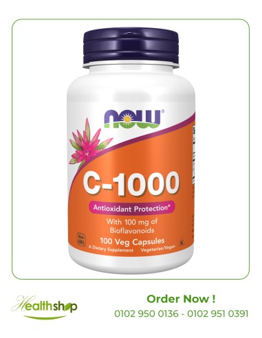 Vitamin C-1000 - 100 Veg Capsules | now foods | Vitamin C  |