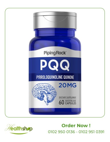 PQQ Pyrroloquinoline Quinone, 20 mg - 60 Quick Release Capsules | Piping Rock | Immunity & Antioxidants  |