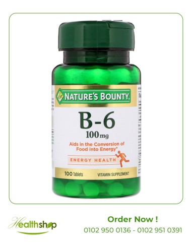 Vitamin B-6 100 mg 100 - Tablets |  | Home  |