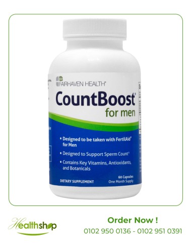 CountBoost Sperm Count Supplement - 60 Capsules | Others | Men Fertility  |