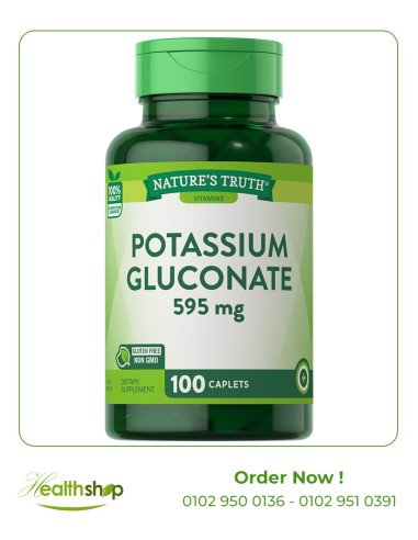 Potassium Gluconate 595 mg - 100 Caplets |  | Potassium  |
