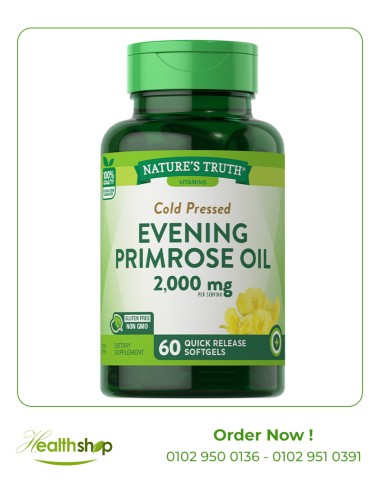 Evening Primrose Oil 2,000 mg - 60 Quick Release Softgels