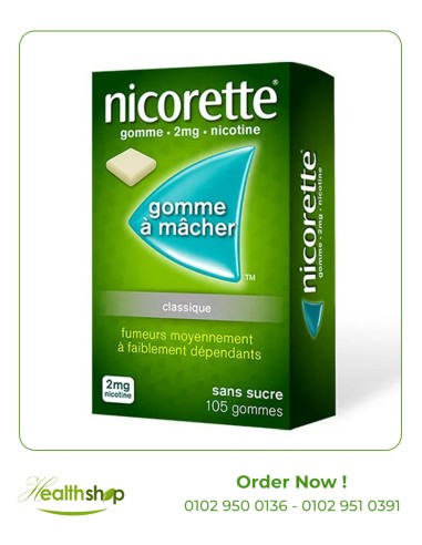 Nicorette Classique / Original , 2mg 105 gum