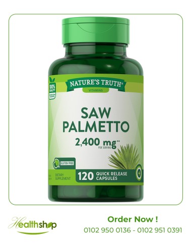 Saw Palmetto 2,400 mg - 120 Quick Release Capsules