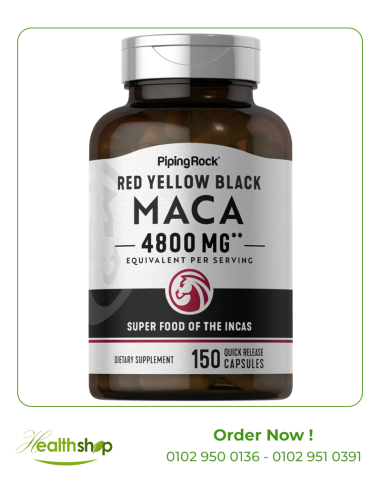 Maca, Red Yellow Black 4800 mg - 150 Quick Release Capsules