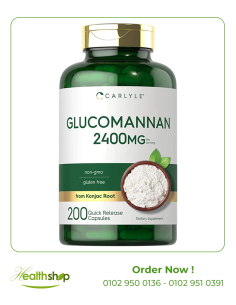 جلوكومانان 2400 ملجم - 200 كبسولة