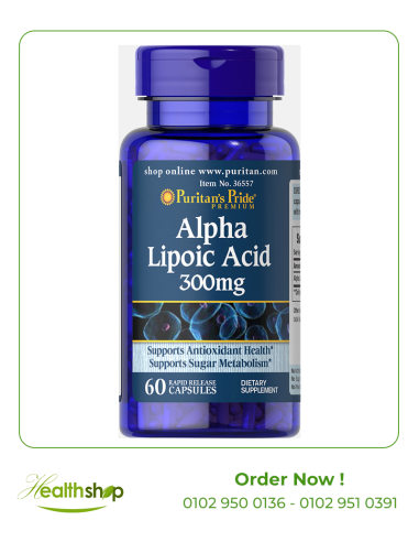Alpha Lipoic Acid 300 mg - 60 capsules