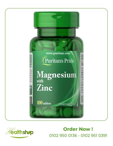 Magnesium with Zinc - 100 Tablets