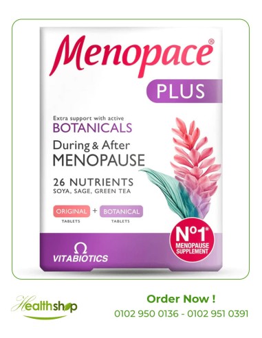 MENOPACE Plus -  56 Tablets ( Best Before 6/2024)