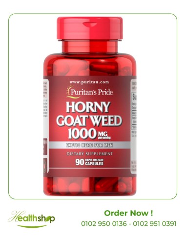 Horny Goat Weed 1000 mg - 90 Rapid Release Capsules