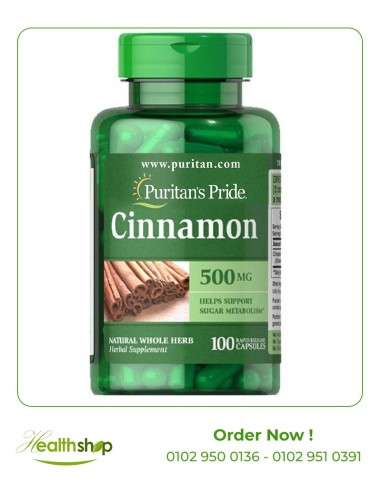 Cinnamon 500mg -100 Capsules