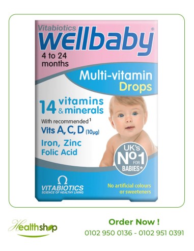 Wellbaby Multivitamin Drops 4-24 months
