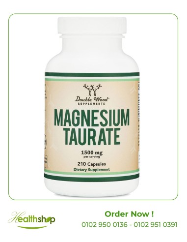 Magnesium Taurate 1500mg per Serving - 210 Vegan Capsules