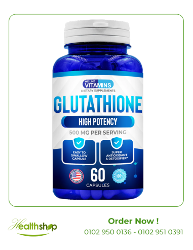 Glutathione Reduced 500 mg - 60 Capsules