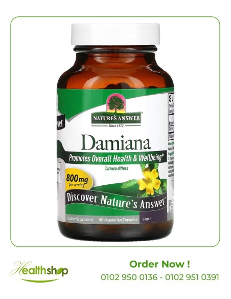 Damiana 800 mg - 90 Veg Capsules