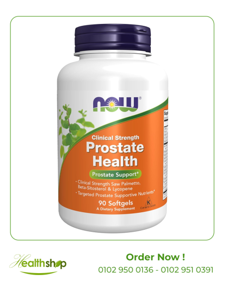 Prostate Health, Clinical Strength Saw Palmetto, Beta-Sitosterol & Lycopene - 90 Softgels