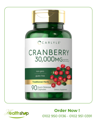 Cranberry Supplement 30,000mg - 90 Capsules