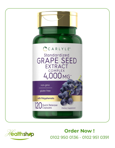 Grape Seed Extract 4,000mg - 120 Quick Release Capsules