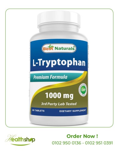L-Tryptophan 1000mg - 60 Tablets