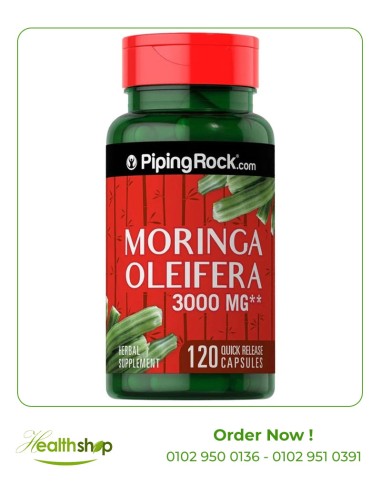 Moringa Oleifera 3000 mg - 120 Capsules ( Best Before 5/2024)