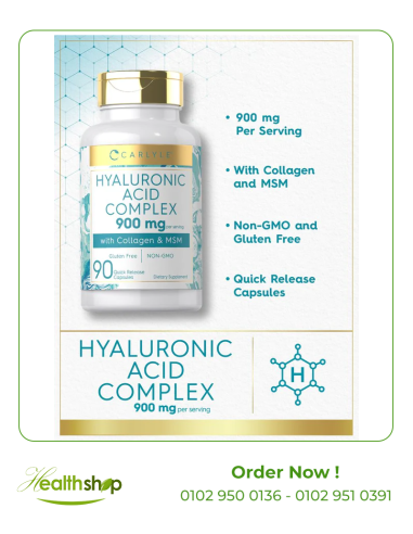Hyaluronic Acid with Collagen and MSM 900mg -...