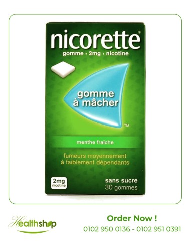 Nicorette Fresh mint, 2mg 105 gum