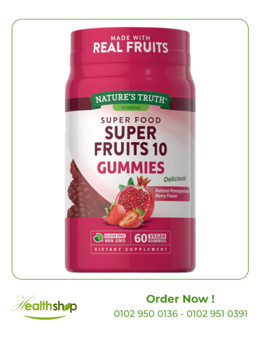 SUPER FRUITS 10 - 60 Vegan Gummies