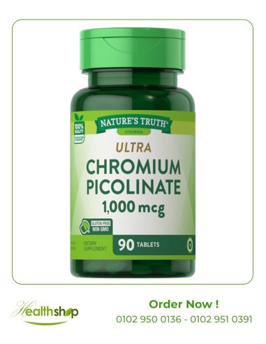 CHROMIUM PICOLINATE 1000 MCG - 90 Tablets