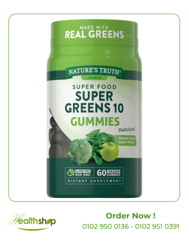 Super Green 10 Super Food - 60 Vegan Gummies