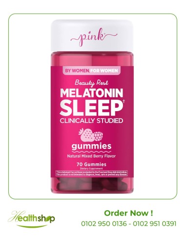 Melatonin Gummies 10mg  Mixed Berry Flavor - 70 Count (Best Before 1/6/2024)