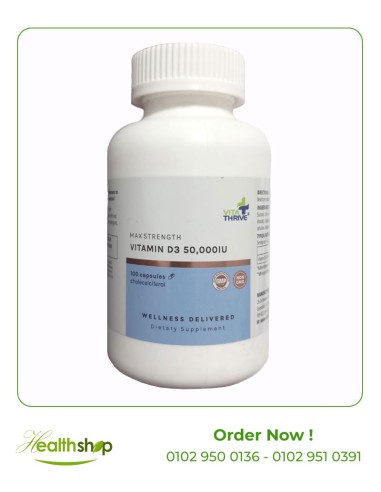 Vitamin D3 50,000 IU - 100 capsules