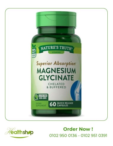 High Absorption Buffered Magnesium Glycinate 665 mg - 60 Capsules