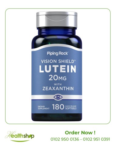 Lutein and Zeaxanthin - Eye Vitamins - 20mg 180 softgels