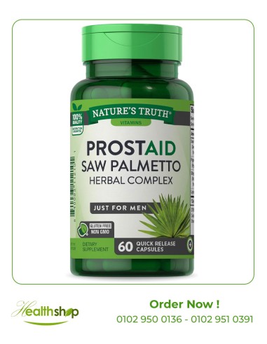 Prostaid Saw Palmetto - Prostate Support Supplement - 60 Capsules