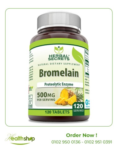 Bromelain Supplement 500 Mg - 120 Tablets