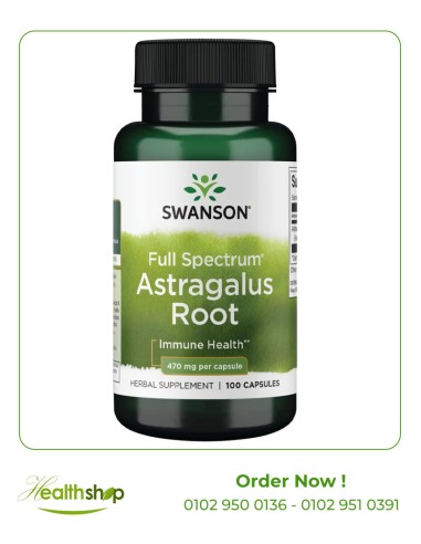 Astragalus Root 470mg - 100 Capsules